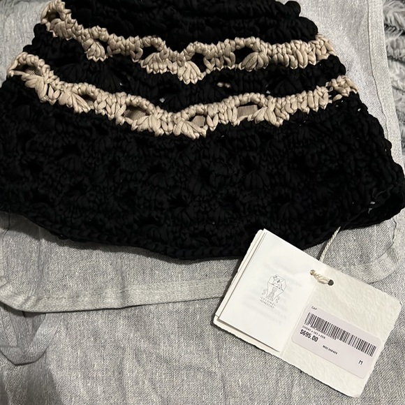 Brunello Cucinelli Two-tone striped crocheted cotton bucket hat - Picture 4 of 9